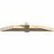 Ekena Millwork Eugene Rough Sawn Timber Gable Bracket, Douglas Fir, 72"W x 12"H x 6"D x 6"F, 4/12 Pitch GBW072X12X0606EUG00RDF - alternate 5
